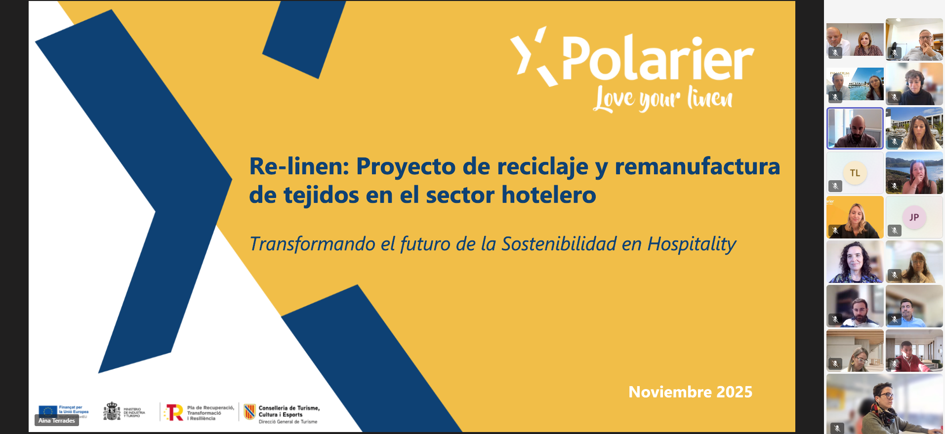 IMPULSA BALEARS sigue los primeros hitos del proyecto Re-Linen 